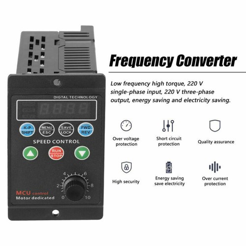 Convertitore 220v 75kw a 3 - 0,75kw, 1