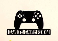 Insegna Nome Metallo Sala Giochi Personalizzata Decorazione Casa Wall Art Miglior Regalo