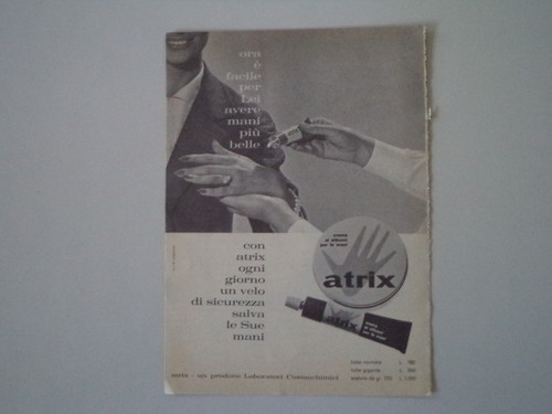 Advertising pubblicità 1963 - advertising,