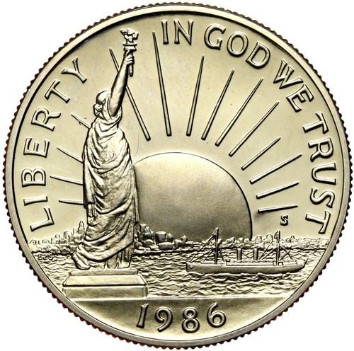 Usa mezzo dollaro - mezzo, 1986