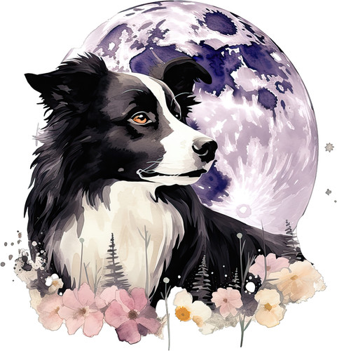Adesivo xxl border collie auto - adesivo,