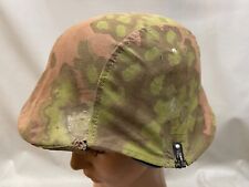 FOGLIE DI QUERCIA B TESSUTO ORIGINALE 68 COPRICASCO MIMETICO VARIANTE HG DIV MUSEUM TG.3 RIVESTIMENTO