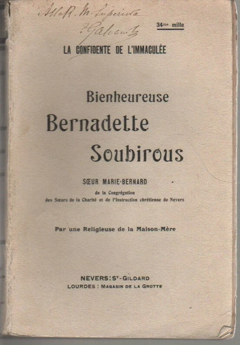 Confidente l immaculee - la, de