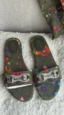 Gucci Horsebit Flora ciabatte