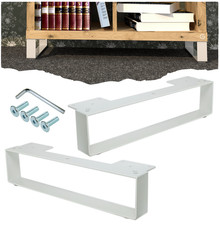 Gambe per mobili moderni per mobili IKEA - Kallax, Besta, acciaio, bianco