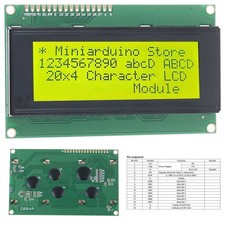 LCD 2004 Yellow 20x4 LCD2004