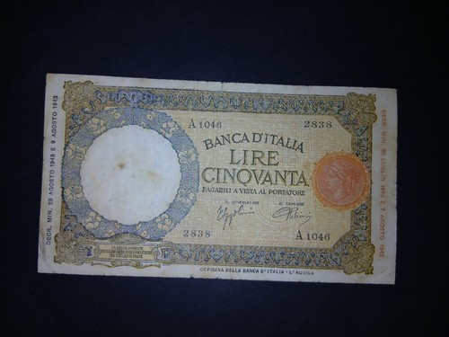 Lire lupa 08 1943 gius - 50, 23.08.1943