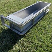 Abbeveratoio bovini Inox 100 Cm, Protezione Beverini, Vasca Inox, Galleggiante