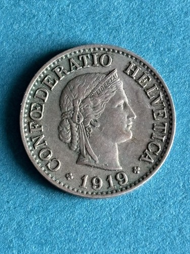 Moneta centesimi svizzera - moneta, 10