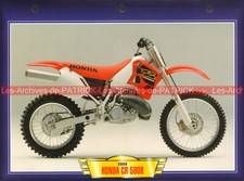 HONDA CR 500 R CR500R CR500 2000 : Fiche Moto #000967