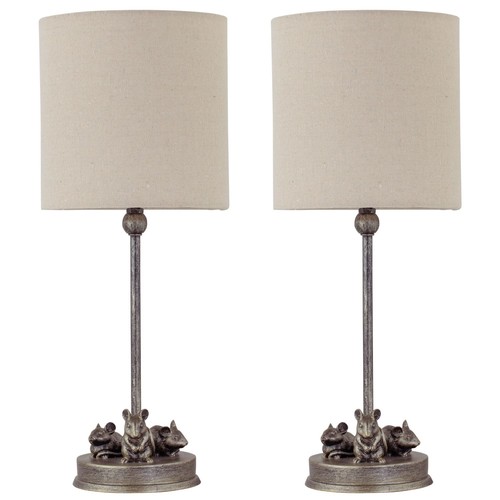 Set antiche lampade da - 2,
