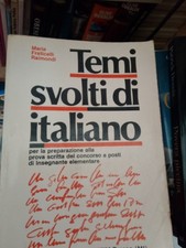 Temi svolti di italiano
