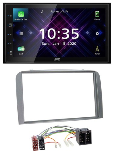 Jvc dab 2din - bluetooth, usb