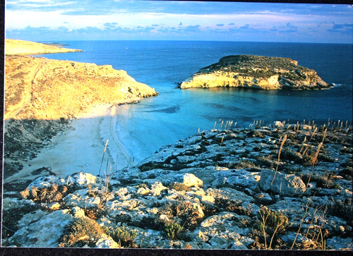 Cartolina lampedusa sicilia - cartolina.,
