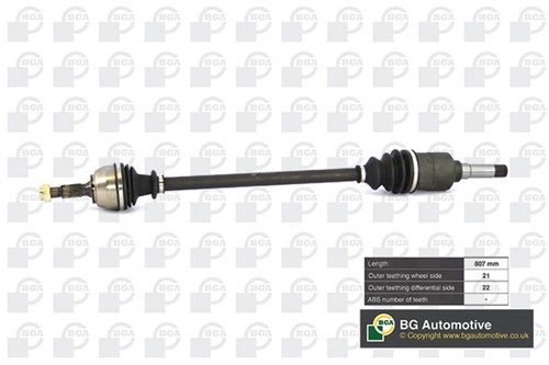Albero motore bga - bga, ds1400r