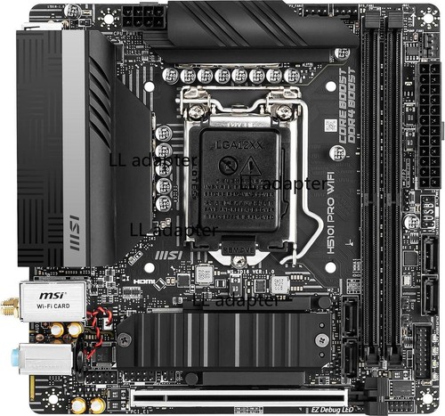 Scheda madre msi h510i - scheda,