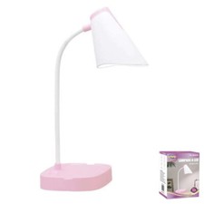 LAMPADA SCRIVANIA 24 LED RICARICABILE REGOLABILE COMANDI TOUCH TAVOLO B0542