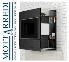 INSERTO A PELLET LAMINOX APOLLO 18 IDRO BLACK LINE Kw 18 -  Chiama x sconto