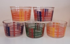 Contenitori Vaschette Vetro Nutella Vintage Lotto 5 Pezzi