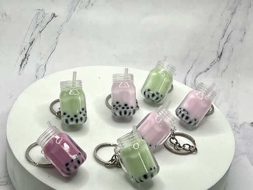 Portachiavi boba milk tea - boba,