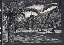 Cartolina Sassari Piazza Castello Caserma Lamarmora ANIMATA VA262