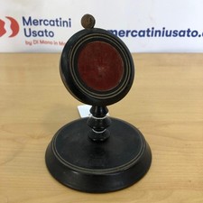 Porta Orologio Antico da Tasca Legno Ebanizzato Italia Fine 800 Inizio 900