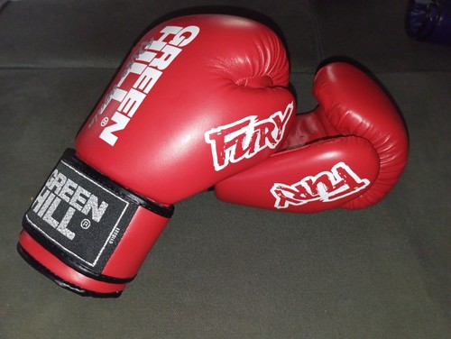 Guanti boxe fury - guanti, green