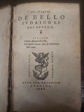 Flavio Giuseppe Opera Omnia