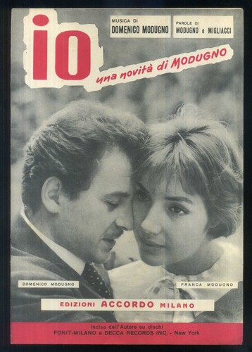Spartito musicale io - musicale, "io"