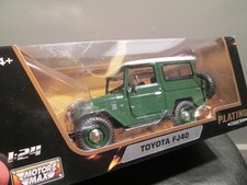 1:24 Toyota FJ40 Jeep verde/verde Motormax Platinum Collection