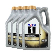 MOBIL 1 FS 0W-40 Olio Motore VW 50200, AVTOVAZ, BMW LL-01, MB 229.3, 4x5 Litri