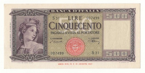 500 lire italia - 500,