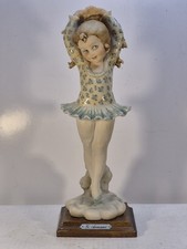 Figurina Giuseppe Armani Firenze Italia Giovane Ballerina Capodimonte 1984 9,5" T