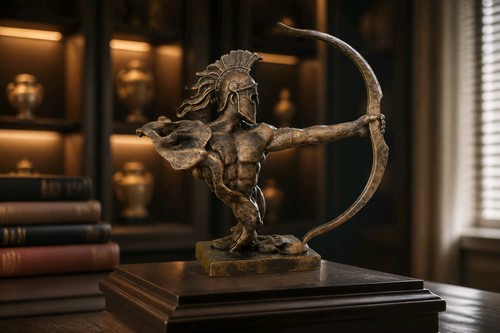 Arciere romano statua - romano,