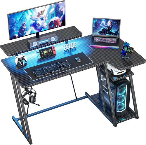 Gaming desk with - with, led