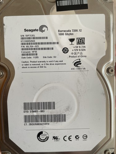Seagate 1tb hdd - , in