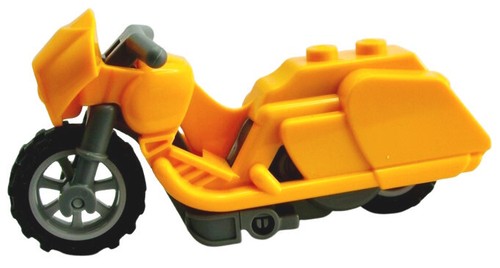 Lego vespa arancione - lego,