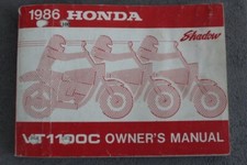 Honda Shadow VT 1100 C Owner,s