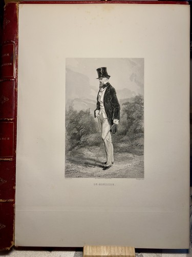 Monsieur incisione 1857 - un,