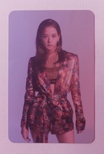 Blackpink Jisoo Official Photocard Square up 1st mini album Pink Version 