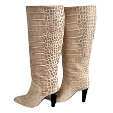 Stivali al ginocchio con tacco