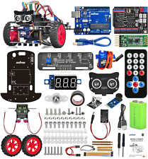 Model 3 Robot Car DIY Starter Kit per Arduino: Robotica Motorizzata Educativa; A