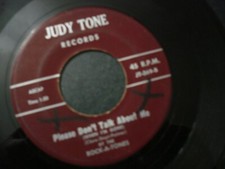 THE ROCK-A-TONES YOUNG LADY 45 RECORD JUDY TONE JT-369 ROCKABILLY PLEASE DON'T