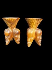 Coppia di candelabri africani