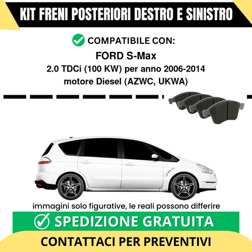 Pastiglie freno posteriori - pastiglie,
