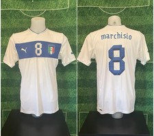 Maglia Calcio ITALIA Nazionale MATCH ISSUED Puma 2012 8 MARCHISIO + COA Bolaffi