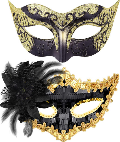 Pezzi maschera veneziana - 2,