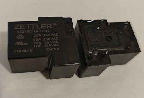 Relè 12v 16a zettler - 16a,