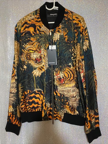 Bomber uomo dsquared2 stampa - bomber,