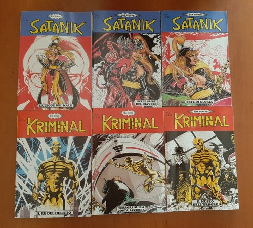 Fumetti kriminal satanik - e,